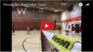 Woodside’s Badminton Team