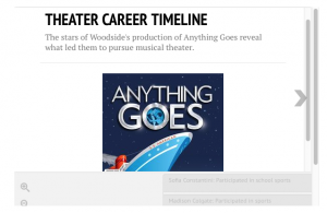 The Stars of Anything Goes Get Cast into College