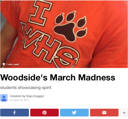 Woodside’s March Madness