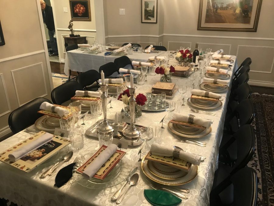 The Passover Seder Place Settings