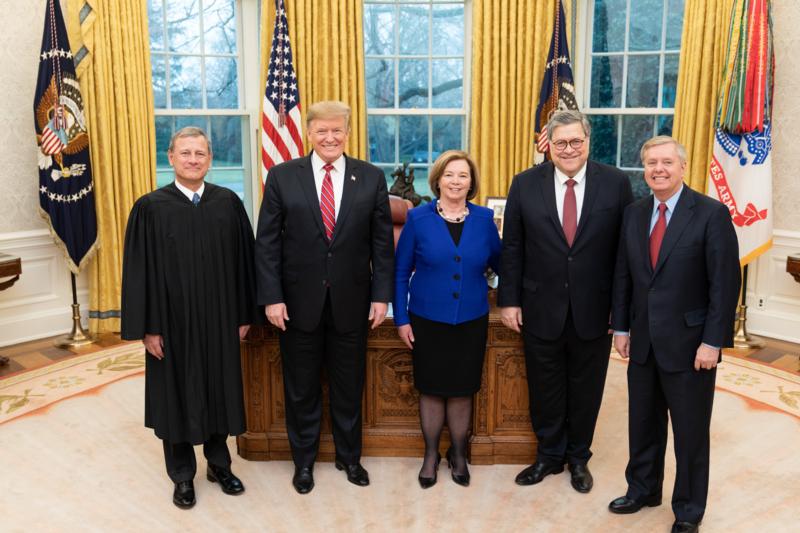 Attorney General Barr after being formally sworn into his new position.