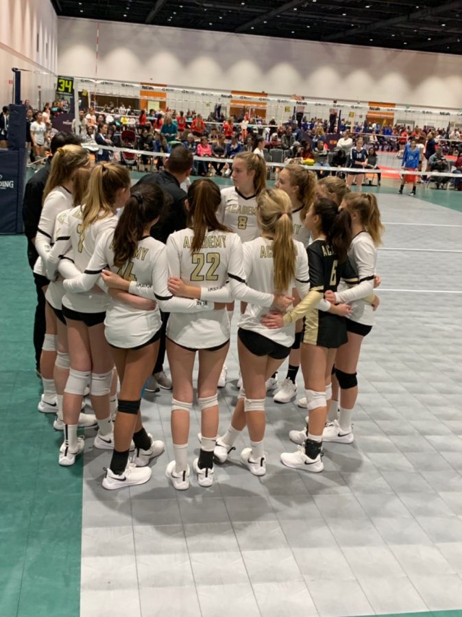 My volleyball team is like my family. I spend time with them on Mondays, Wednesday, Fridays, and a lot of weekends competing in tournaments all over. 