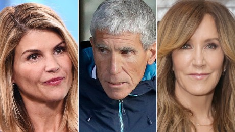 Lori Loughlin (left), William Singer (center), and Felicity Huffman (right) were charged for college admissions bribery. 