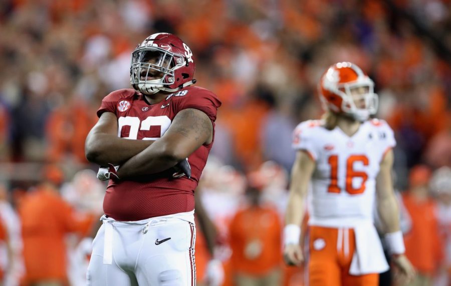 Quinnen Williams during the 2019 National College Championship