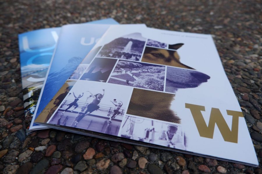 Visiting colleges such as the University of Washington, the University of California, Los Angeles, and the University of California, San Diego handed out informational brochures to Woodside students.