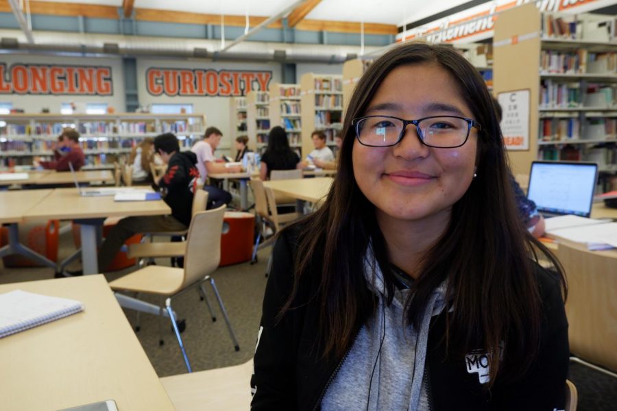 Aibiike Abdysamatova from Kyrgyzstan is a current Woodside junior. Her dream job is to work as the Kyrgyz ambassador to the United Nations.