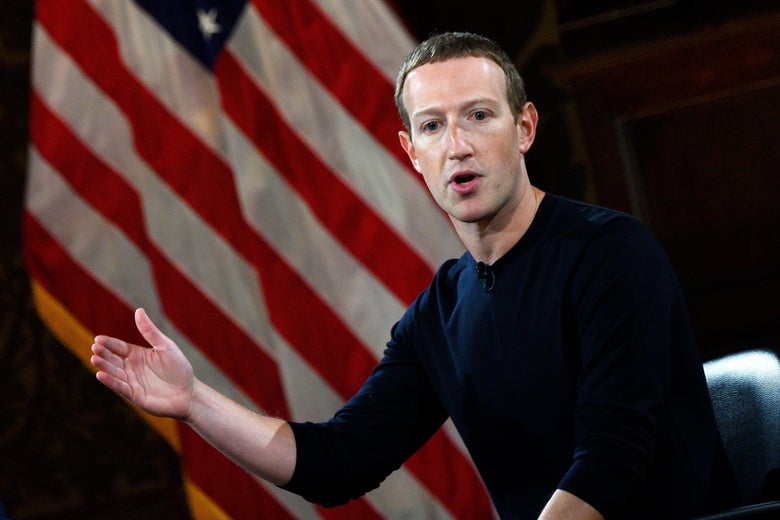 Facebook owner Mark Zuckerburg discusses freedom of speech in court.
