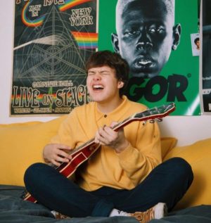 Christopher Badger is a Woodside senior dedicated to his music.