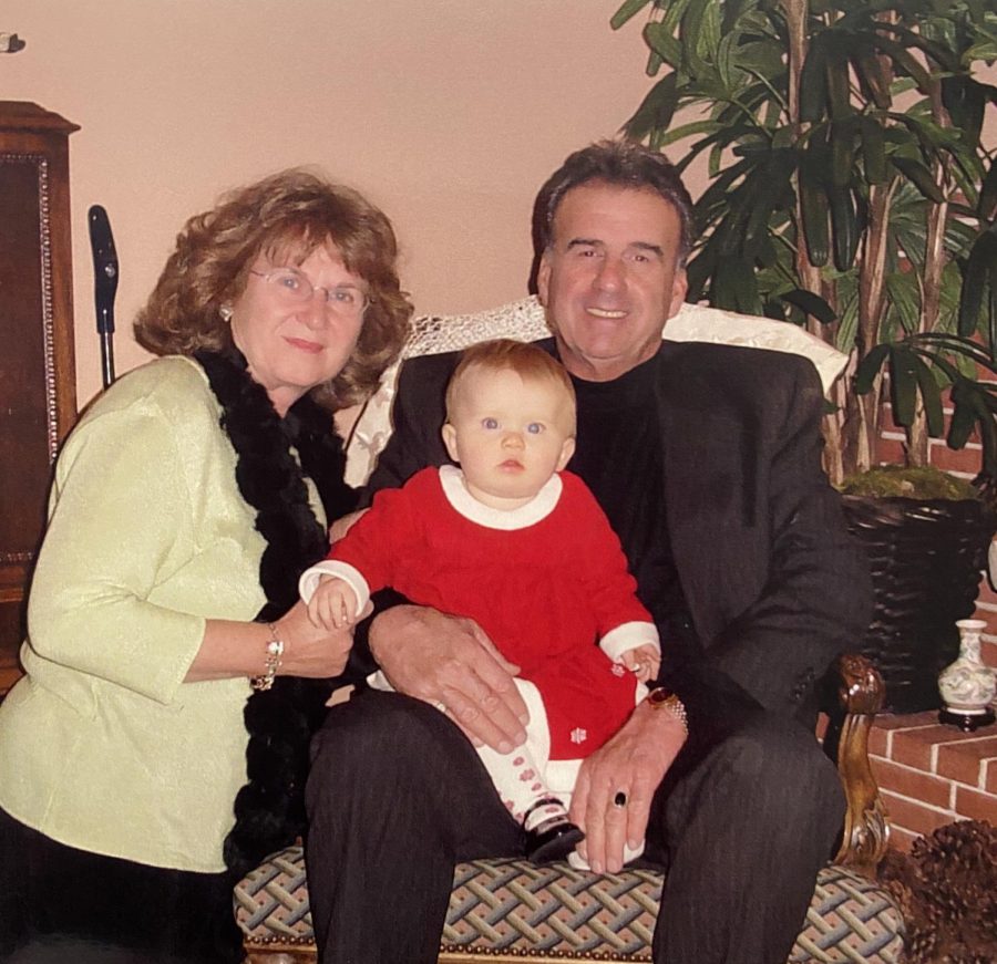 My grandparents and me on December 24, 2004. 
