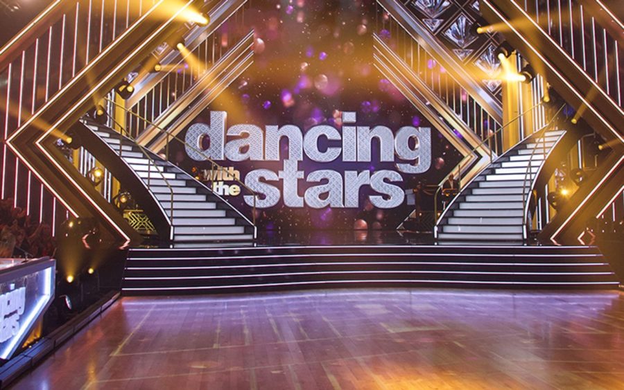 The Dancing with the Stars stage shines with excitement.  