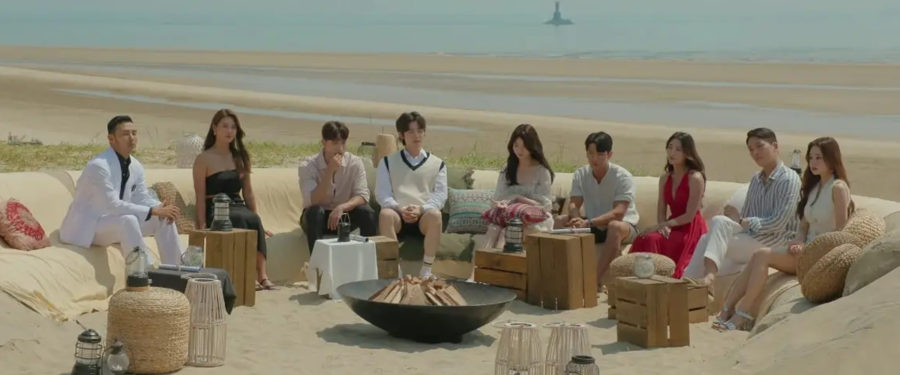 Singles Inferno is a Korean survivor-style romance reality show on the set of the beach of a deserted island off the coast of South Korea 