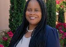  Dr. Darnise Williams, the new superintendent of SUHSD, poses for a photo. 