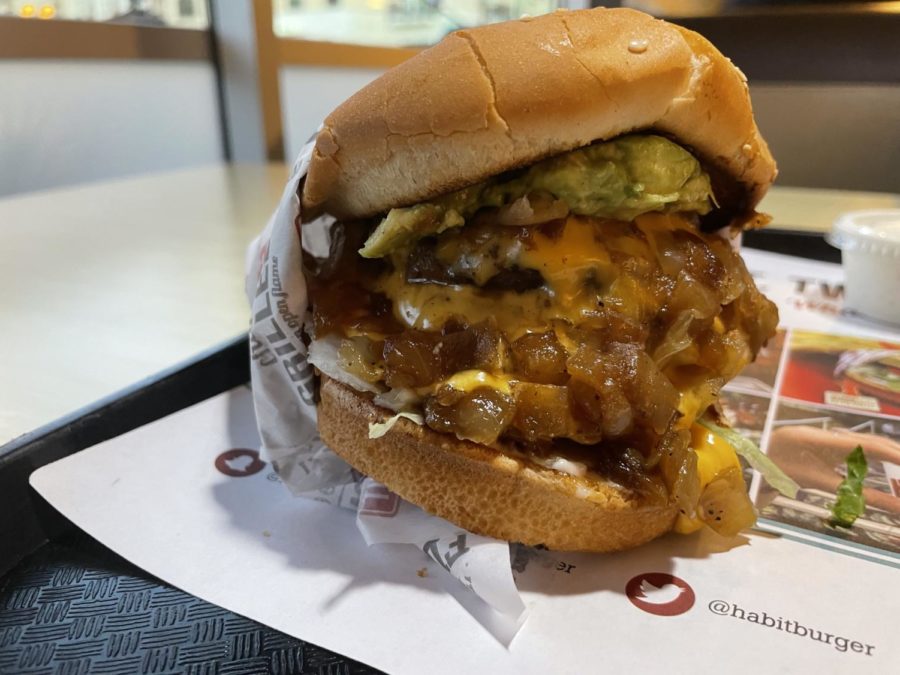 The burger from Habit, a chain with its closest location at Sequoia Station in downtown Redwood City,  was overflowing with delicious perfection. 
