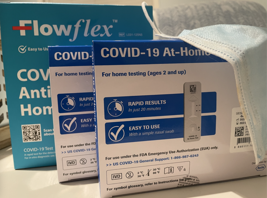 To prevent the spread of COVID-19, if you’re experiencing symptoms wear a mask or take a COVID-19 test.