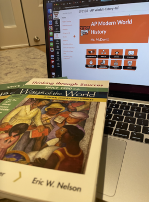 The new AP World History course utilizes textbook and primary source booklet Ways of the World: A Global History with Sources by Robert W. Strayer and Eric W. Nelson. 