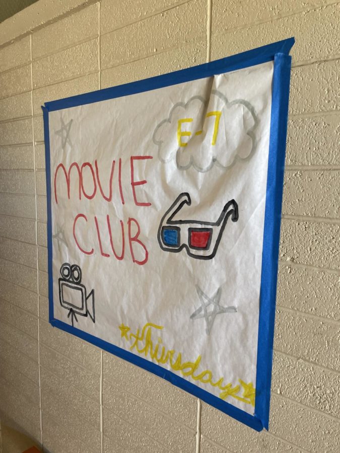 The Movie club meets in E-7 on Thursdays 