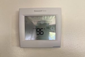 Extremely hot temperatures sometimes hit Woodside affecting students learning environment. 