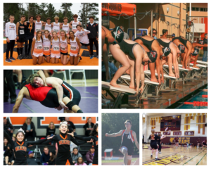 Woodside offers seven co-ed sports including cross country, swimming, wrestling, track and field, badminton, and cheerleading.