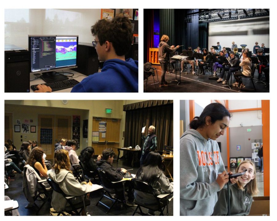 Many electives explore unique artistic ventures such as film, music, drama, and animation. 