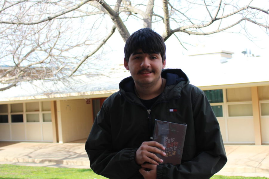 President Eliaz Khan started the New Bible Club in November. 