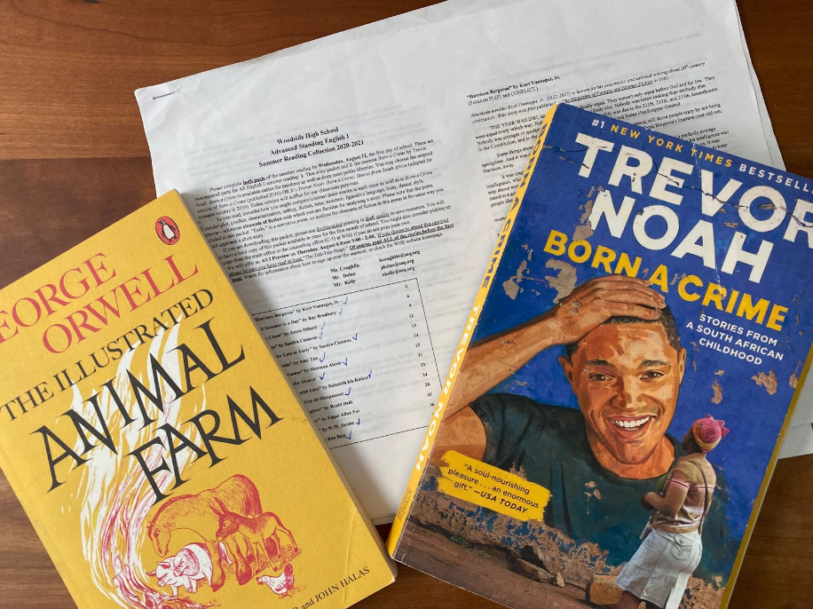 AS English 1 and English 1 share some coursework, such as reading and analyzing Trevor Noah’s Born a Crime, but English 1 has less coursework overall than AS English 1 and is at a slower pace