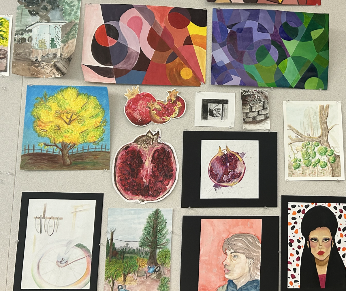 Art classes provides Woodside students with a safe space to freely express themselves. 