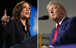 Kamala Harris and Donald Trump are the two presidential candidates for the Democratic and Republican party.