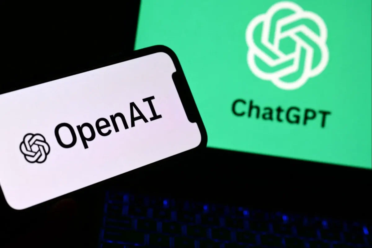 Open AI, the creator of AI language model ChatGPT on different devices
