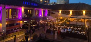 Outside view of the Lake Chalet restaurant, the prom venue this year.