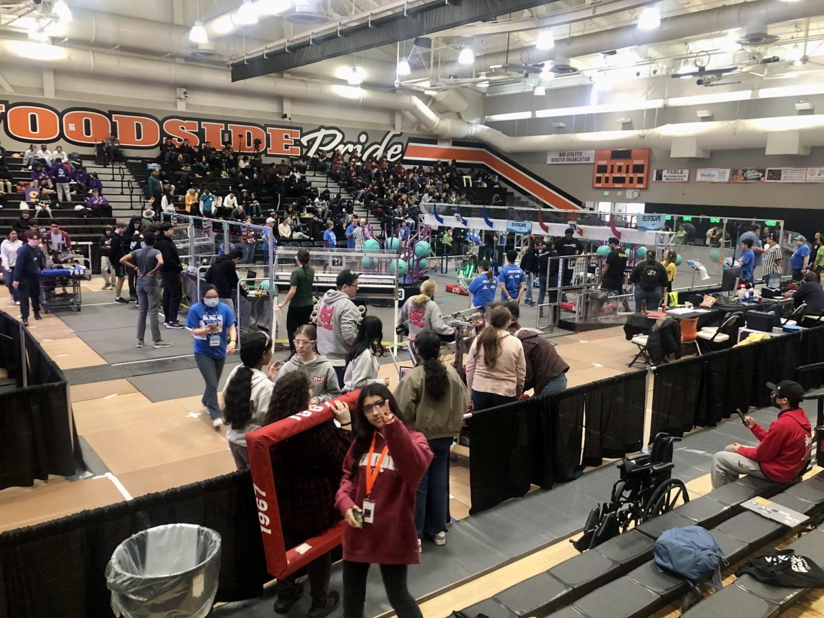 The New Gym was used for the FIRST Robotics Silicon Valley Regionals. 