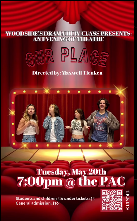 "Our Place," directed by Maxwell Tienken will be performed on May 20 at 7 p.m.