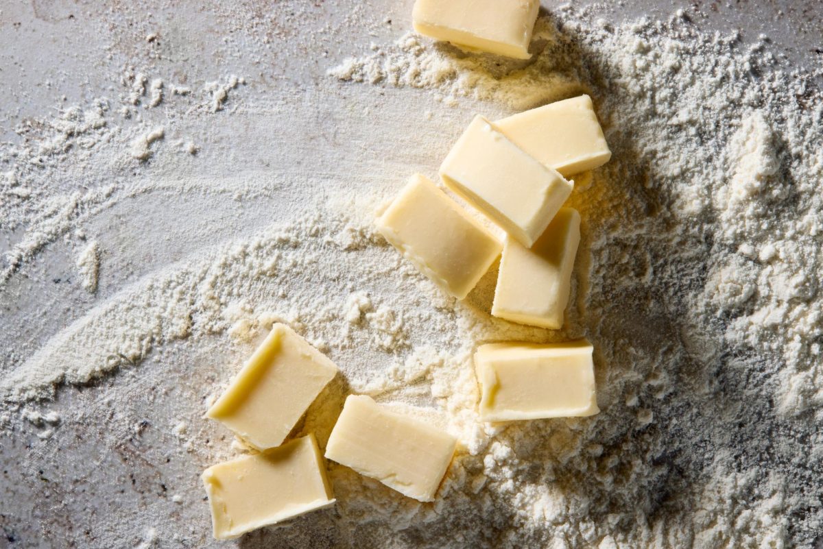 Pats of Savor’s synthetic butter, which closely imitates the qualities of butter