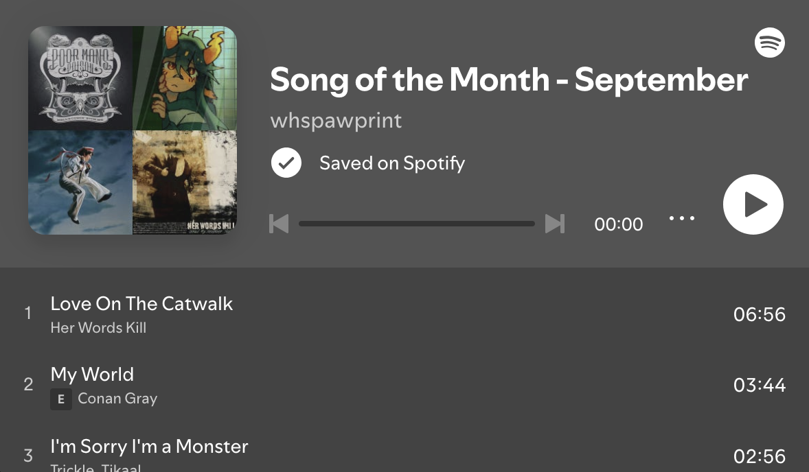 Paw Picks: Our September Playlist
