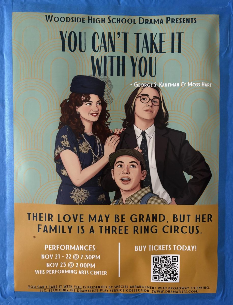 Fall Play posters seen around campus to promote ticket sales