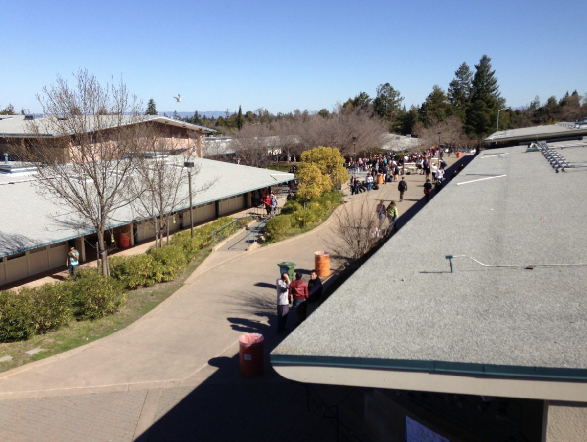 Picture of Woodside Highschool campus, a new school for many this year.
